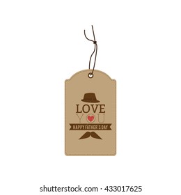 father day  label