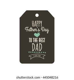 father day label