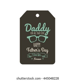 father day label