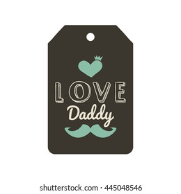 father day label