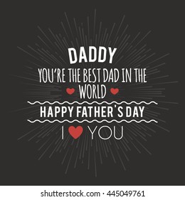 father day label