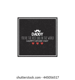 father day label