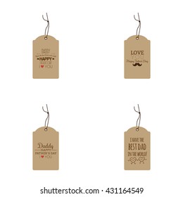 father day  labels