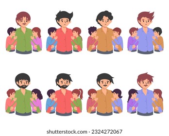 Father day People Character illustration