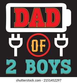 Father day t shirt design with custom vector of father day element