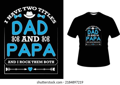 father day t shirt design