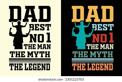 Father Day T shirt Template Design
