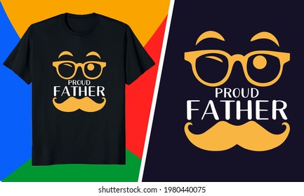 Father Day T-Shirt _ World's #1 Father , Best father, dad, son, daughters, daddy,  t-shirt design, father day. 