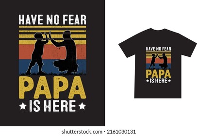 Father day tshirt design and dad or papa lover printable Vector