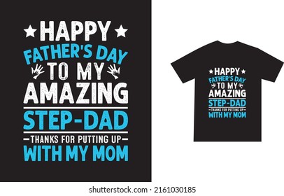 Father day tshirt design and dad or papa lover printable Vector