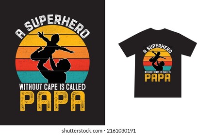 Father day tshirt design and dad or papa lover printable Vector