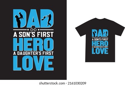 Father day tshirt design and dad or papa lover printable Vector