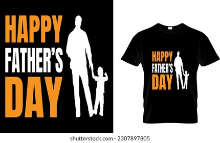 Father Day T-Shirt Design Template