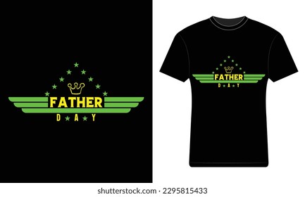 Father day t-shirt design vector art