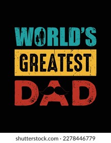 Father Day Typography T Shirt Design