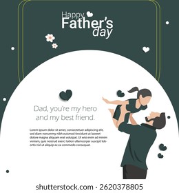 Concepto de Vector del día del padre 10. Gráfico de datos padre . Vector del día del padre. Feliz día del Padre.