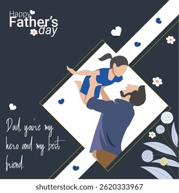 Father day vector concept 3. Father daya graphic . Father day vector. Happy Father day.