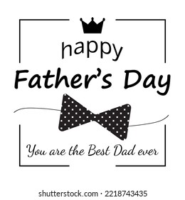 Father Day vector illustration, poster, card, background 
