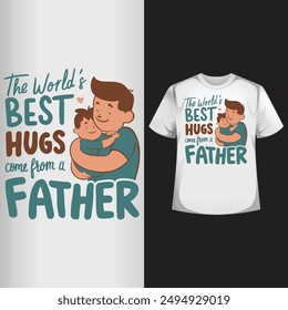 Father day vector t-shirt illustration .