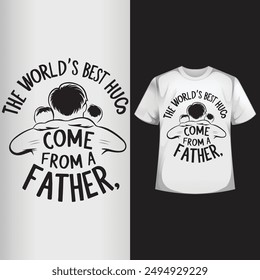 Father day vector t-shirt illustration .
