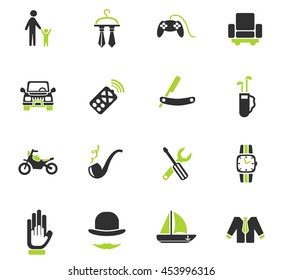 father day web icons for user interface design