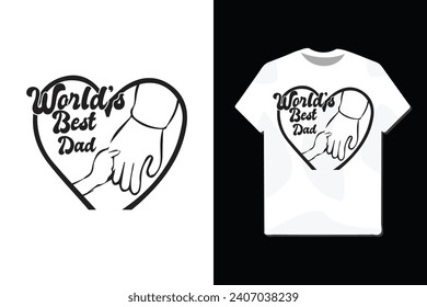 Father EPS t-shirt design, Hand drawn lettering composition. Father day gift