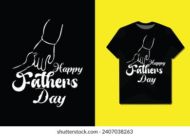 Father EPS t-shirt design, Hand drawn lettering composition. Father day gift