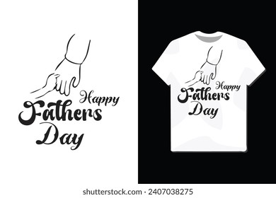 Father EPS t-shirt design, Hand drawn lettering composition. Father day gift