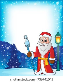 Father Frost theme image 3 - eps10 vector illustration.