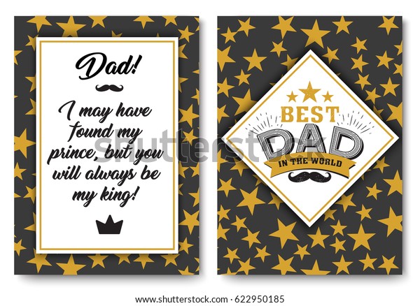 Download Father Happy Birthday Card Set Best Stock Vector (Royalty ...