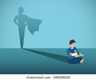 father is a hero all the time. Happy father is day. My father. 