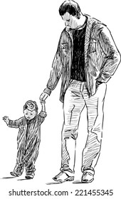 father with the his baby