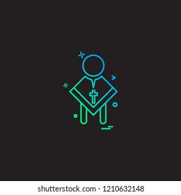 Father icon design vector 