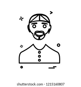 Father icon design vector