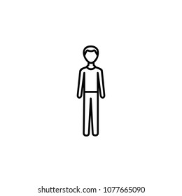 father icon. Element of family for mobile concept and web apps. Thin line  icon for website design and development, app development. Premium icon on white background