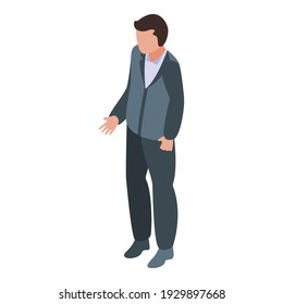 Father icon. Isometric of father vector icon for web design isolated on white background