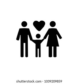 
father mother and son