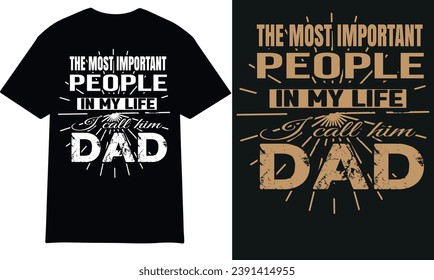 Vater, Papa, Papa, T-Shirt, Vater-T-Shirt