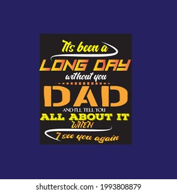 Father papa mom typography black and yellow t shirt design