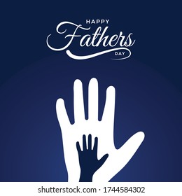 Father s day - Silhouette of father and daughter