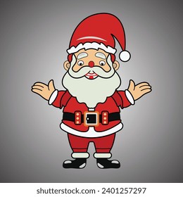 Father Santa clause vector design