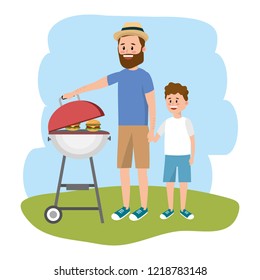 Father and son