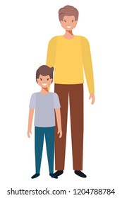 father and son avatar character