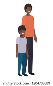 father and son avatar character