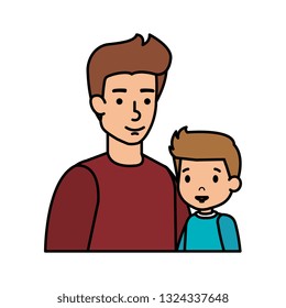 father with son characters