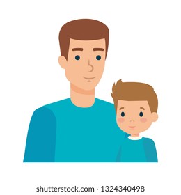 father with son characters