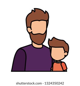 father with son characters