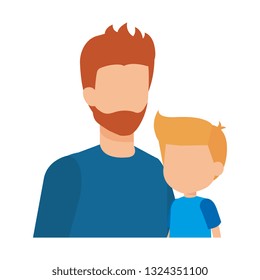 father with son characters