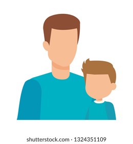 father with son characters