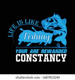 Father and son Fishing partness for life Vactor T-shirt, Fisherman fishing rod pulls a fish vector for t-shirt design, poster, web, sticker, or wallpaper.